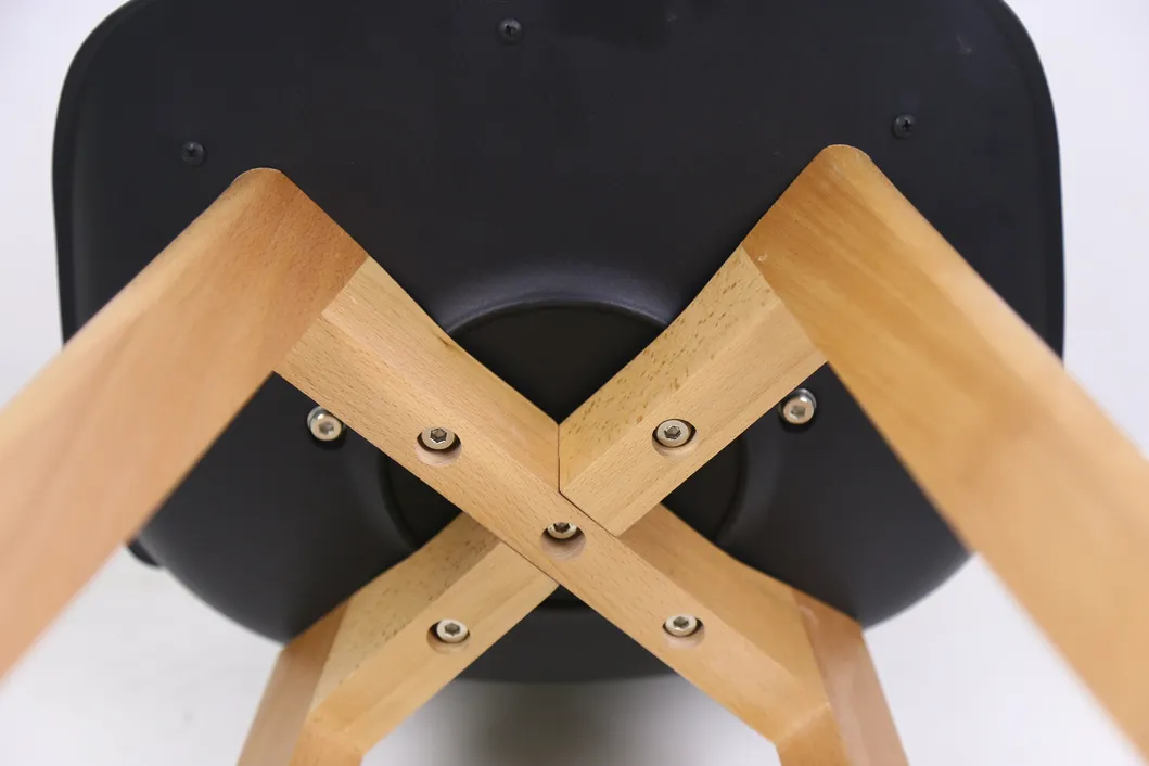 New Style Dining Chair Fabric Chair with Wood Legs Room Chair
