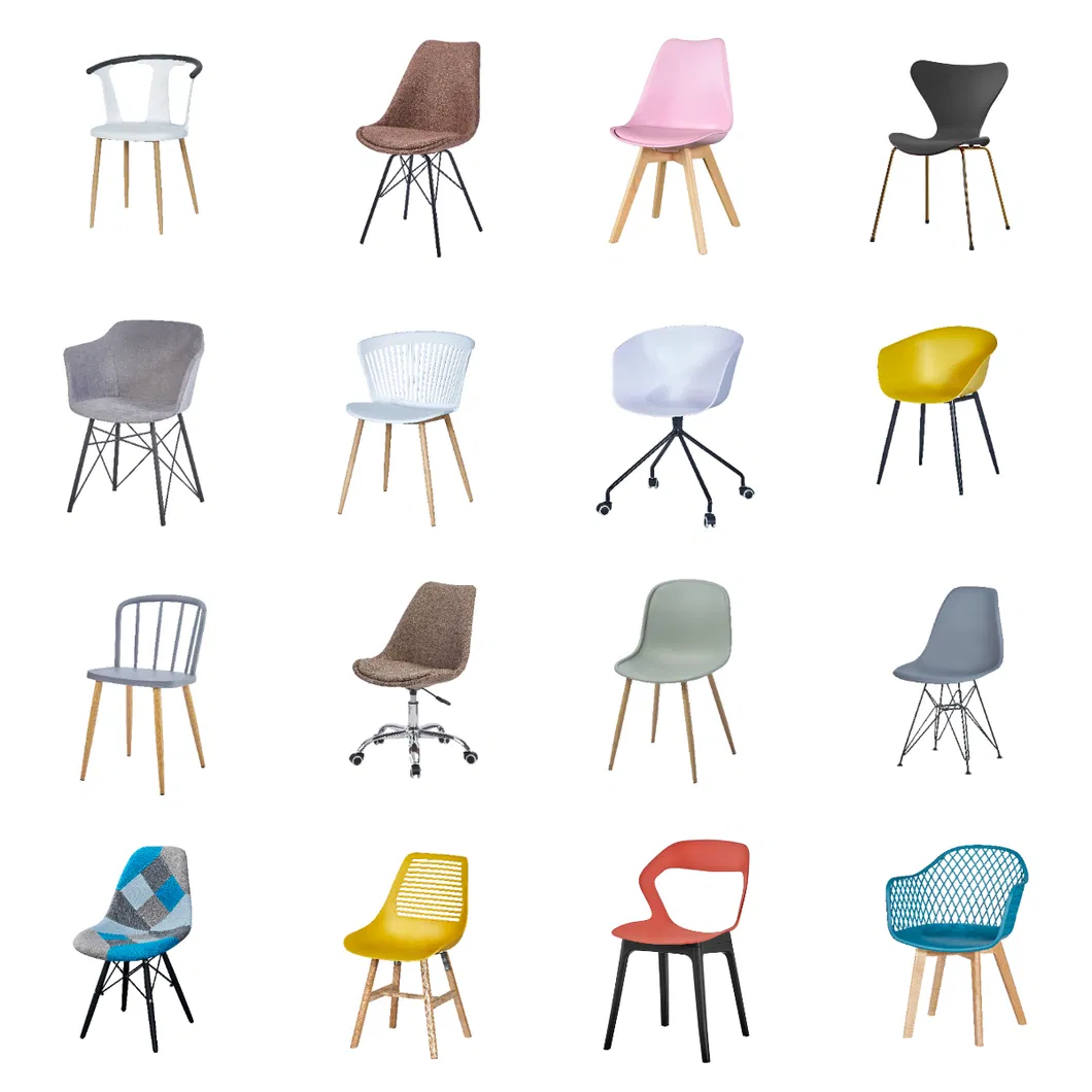 New Style Dining Chair Fabric Chair with Wood Legs Room Chair