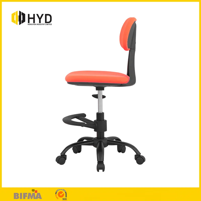 Office Chair Perfect Posture Delux Fabric Computer Task Chair with Footrest