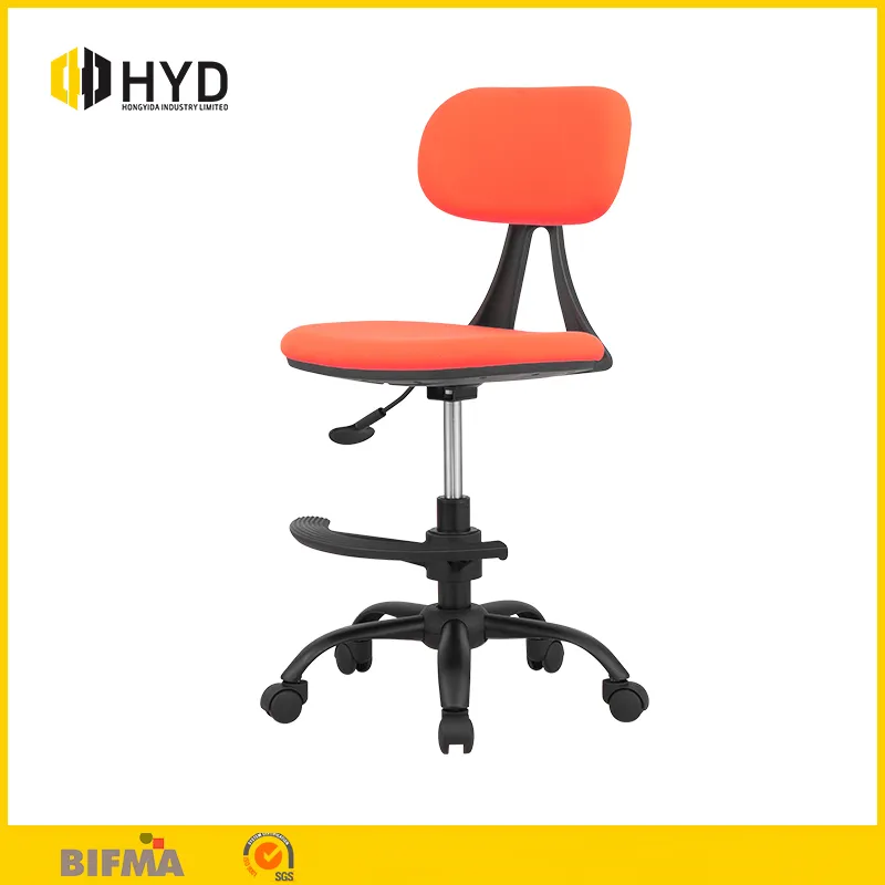 Office Chair Perfect Posture Delux Fabric Computer Task Chair with Footrest