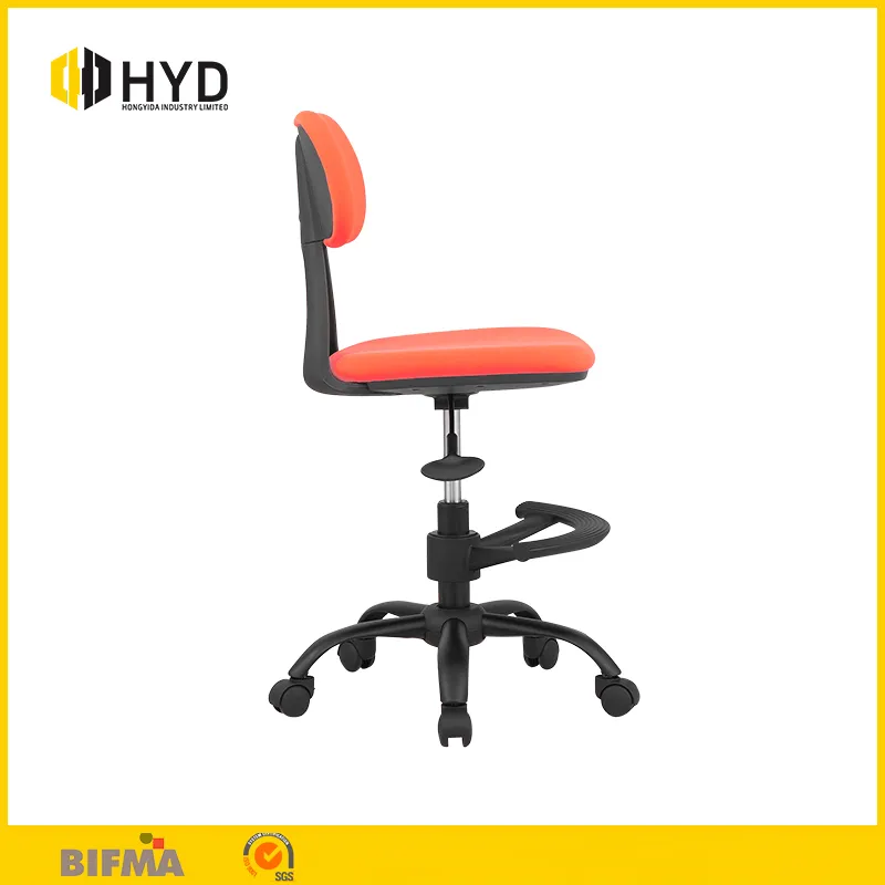 Office Chair Perfect Posture Delux Fabric Computer Task Chair with Footrest