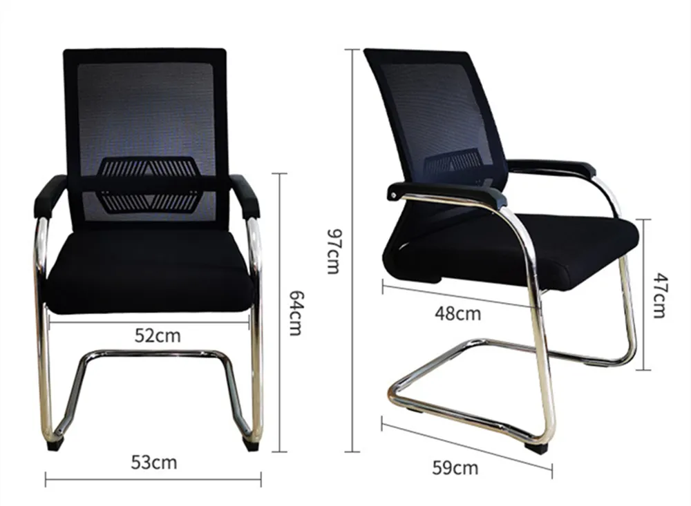 Office Chair Staff Meeting Chair Computer Home Arched Mesh Chair Backrest Dormitory Chair Furniture