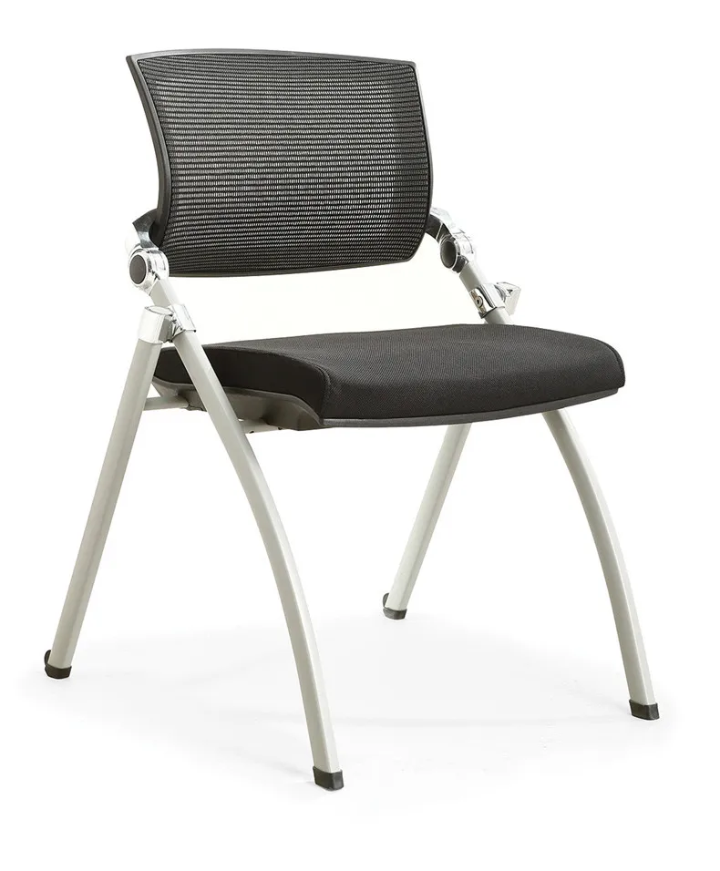 Office Mesh Classroom Plastic Steel Foldable Lecture Seminar Hall Training Room Adult School Student Study Chair with Writing Pad