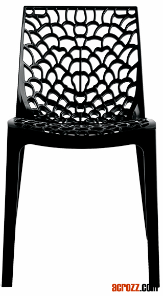 Outdoor Patio Plastic Banquet Furniture Stackable Gruvyer Chair