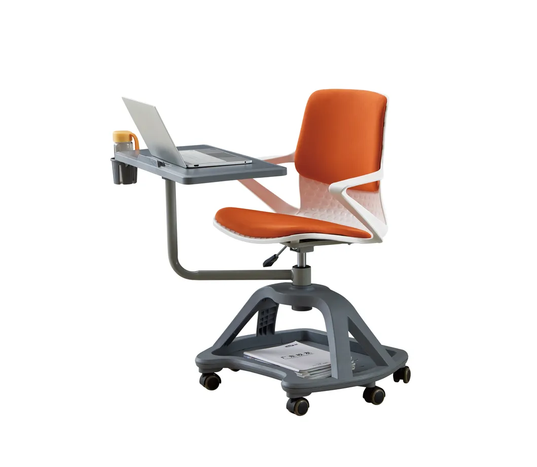Popular Modern Colorful Plastic Training Chair with Castors (BL-XYDX06D+04D+02)