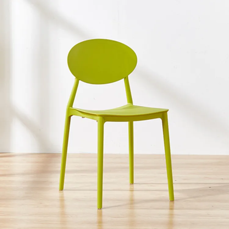 Silla Nordica Chaise Scandinave Living Room Outdoor Furniture Garden Set PP Plastic Dining Chair