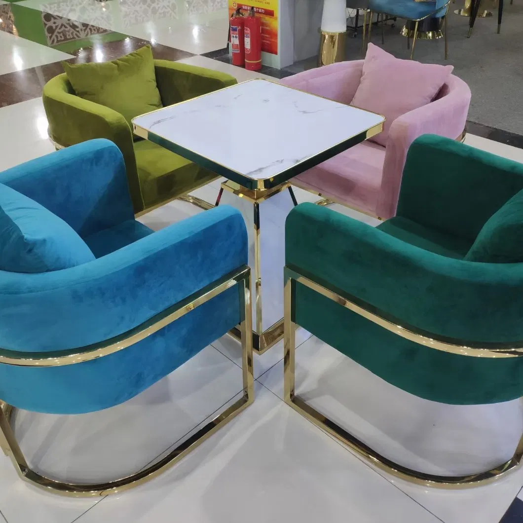 Simple and Modern Household Nordic Style Flannel Chair Stylish Minimalist Furniture for Sale