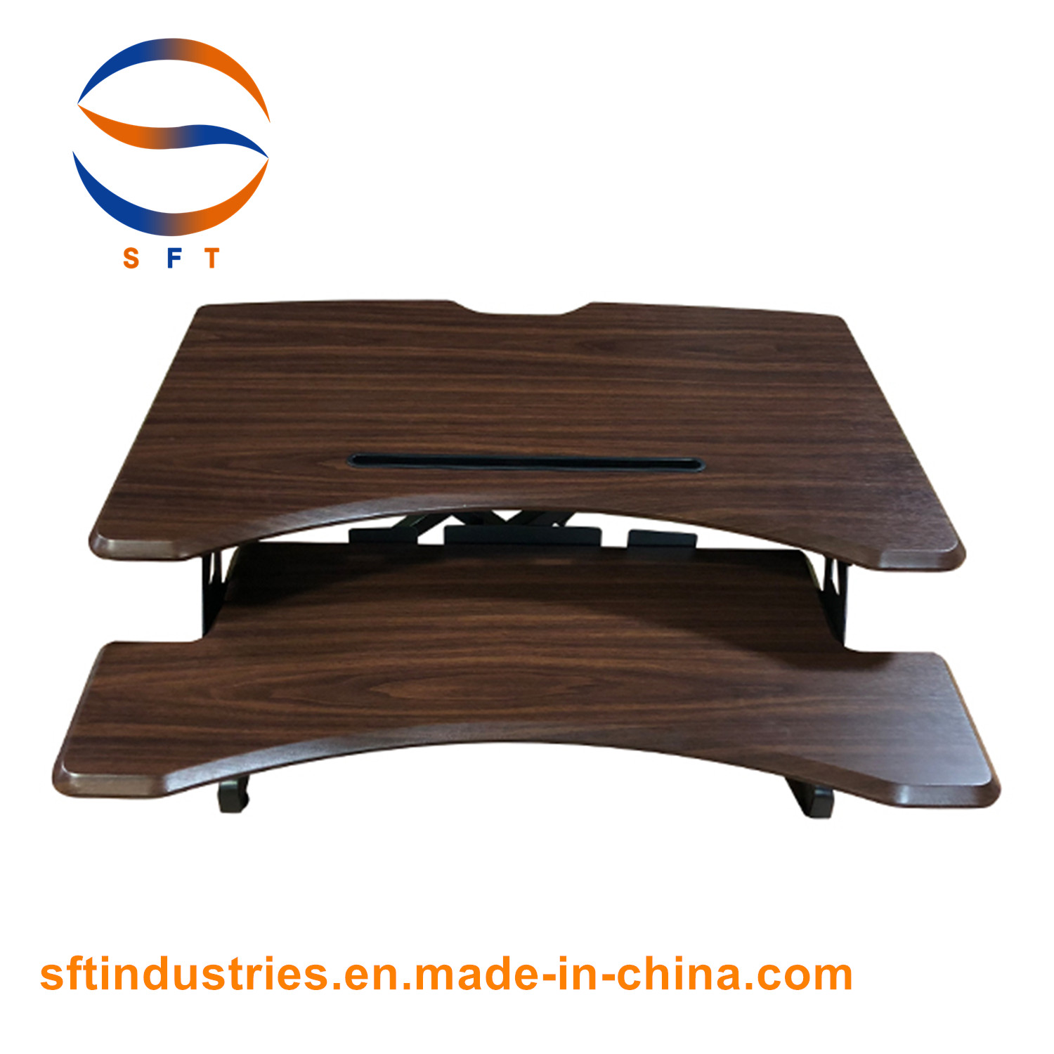 Sit to Stand Gas Spring Computer Table Riser Height Adjustable Desk Converter