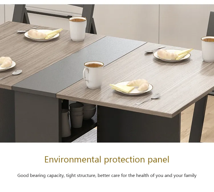 Small Family Movable Multifunctional Table Folding Table