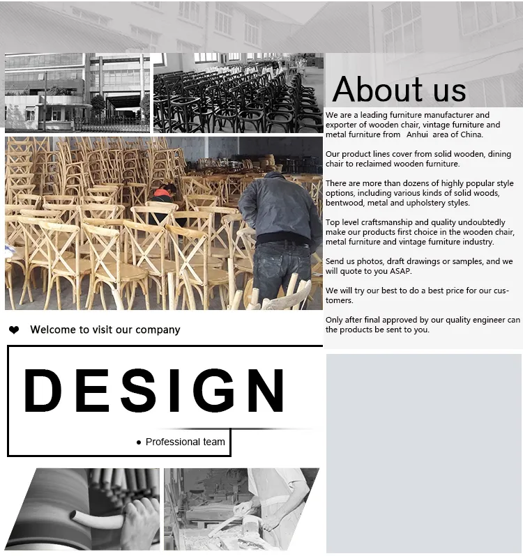 Solid Wood Dining Chair Restaurant Furniture Modern Simple Chinese Furniture