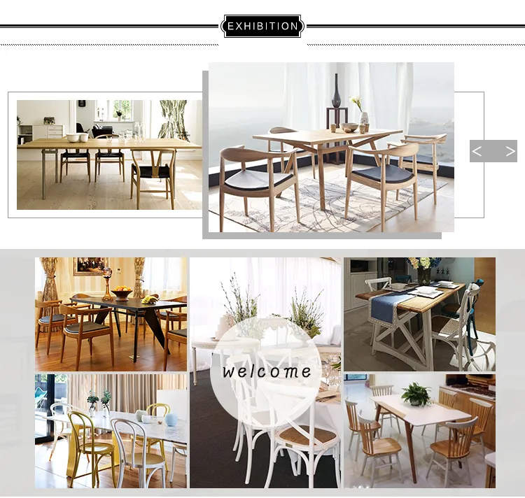 Solid Wood Dining Chair Restaurant Furniture Modern Simple Chinese Furniture