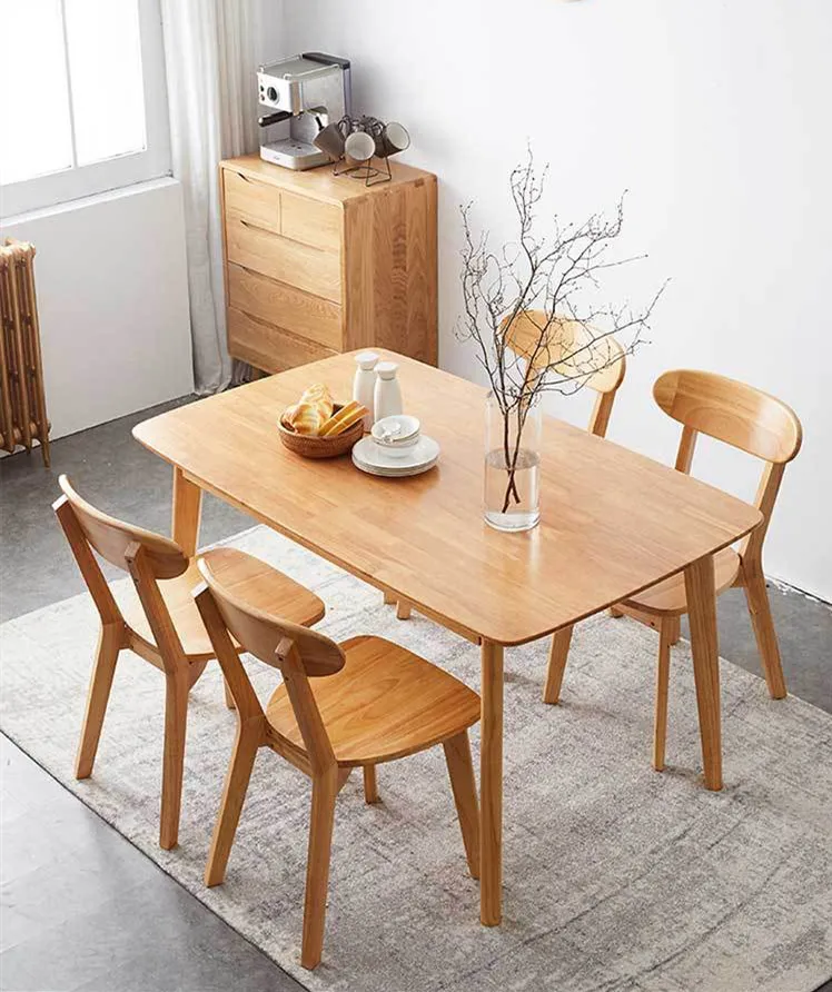 Solid Wood Dining Chair Restaurant Furniture Modern Simple Chinese Furniture