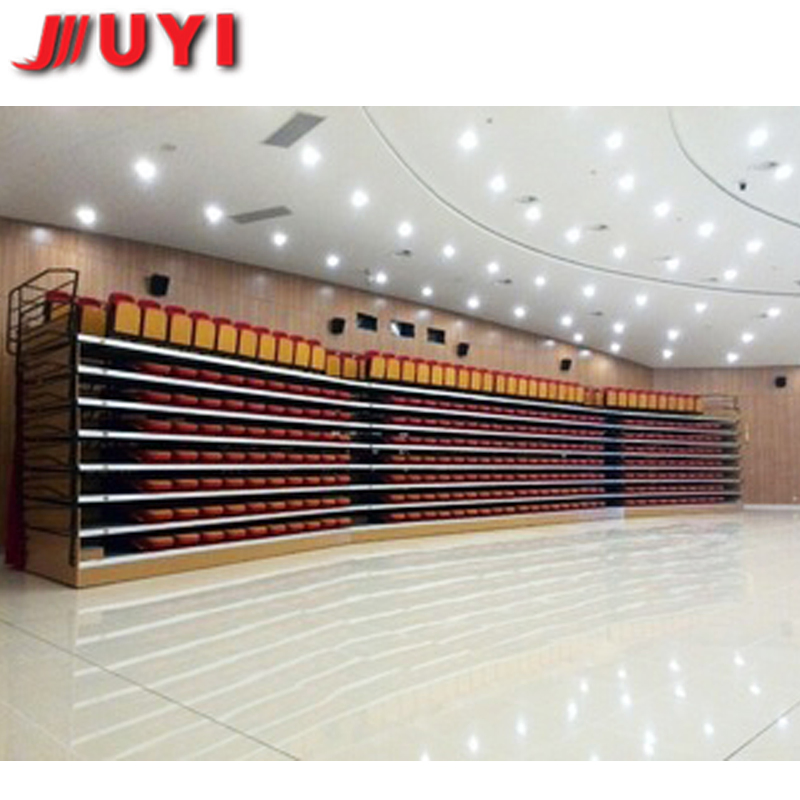 Sports Bleachers , Hall Bleacher , Soft Cushion Bleachers Jy-765