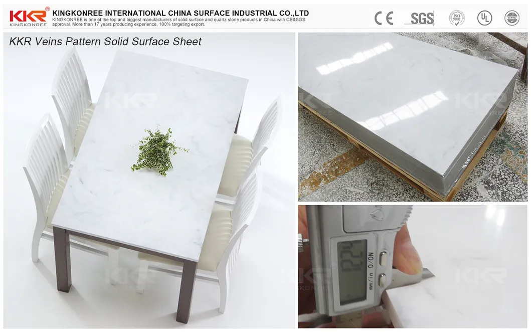 Stone Solid Surface Restaurant Dining Table 2 Person Table