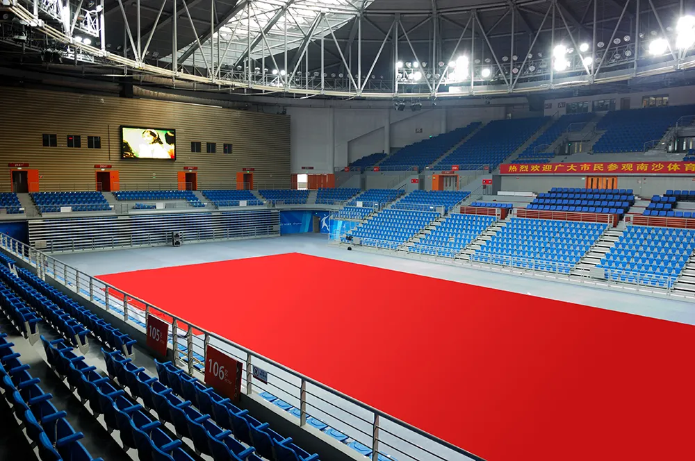 Unti-UV Fold Down Stadium Seats Indoor Gym Bleachers