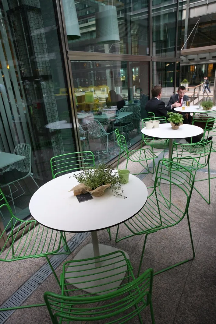 Waterproof Compact Laminate Garden Table Plate