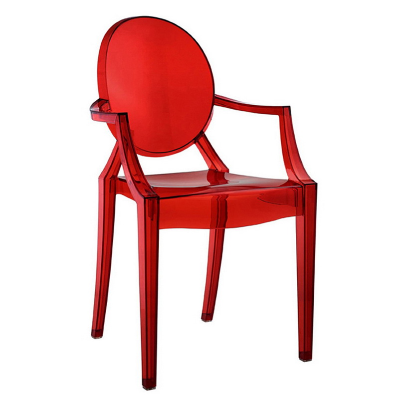 Wedding Banquet Hotel Dining Acrylic Clear Resin Louis Ghost Chair