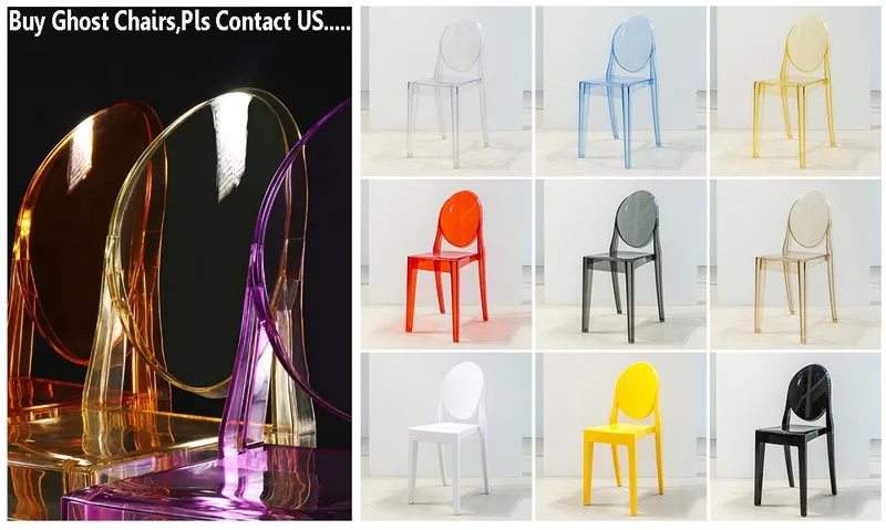 Wedding Banquet Hotel Dining Acrylic Clear Resin Louis Ghost Chair