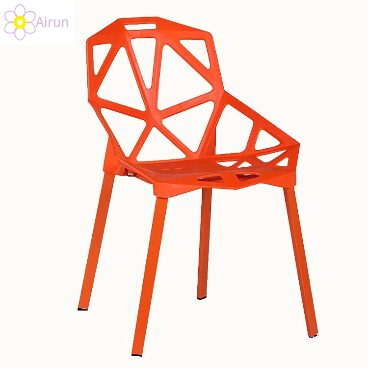 Wholesale Hot Sale New Model Promotion Metal Legs Italian Outdoor Plastic Chair